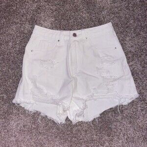 White Shein Shorts